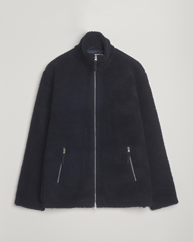 A Day's March Acton Fleece Jacket Navy – Blue