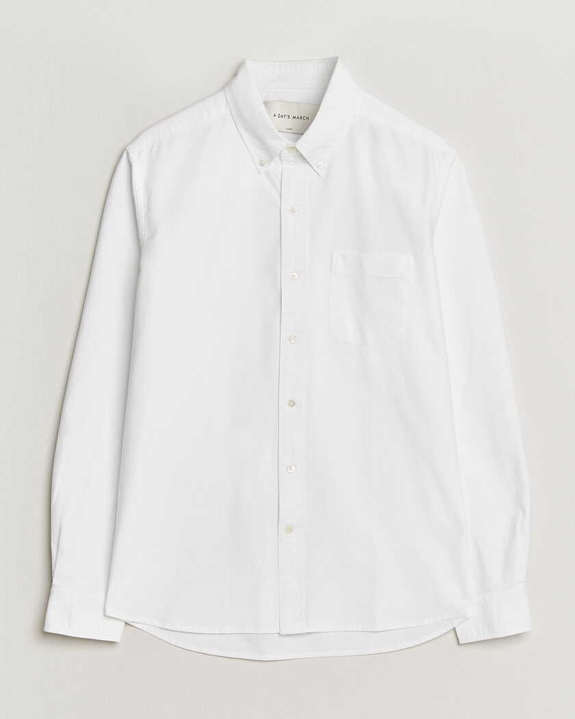 A Day's March Classic Oxford Shirt White – White