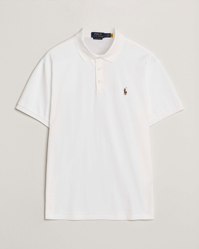 Polo Ralph Lauren Custom Fit Big Pony Polo White at CareOfCarl.com