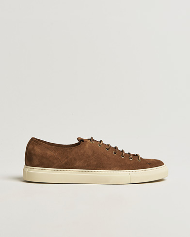 Buttero Tanino Suede Sneaker Dark Brown – Brown