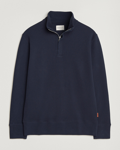 Fred Perry Waffle Stitch Half Zip Black at CareOfCarl.com