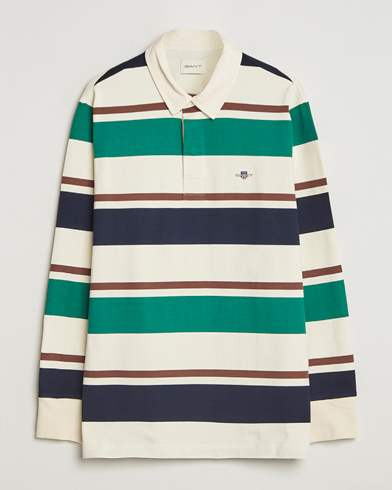 GANT Striped Heavy Rugger Cream Multi – Multi-colour