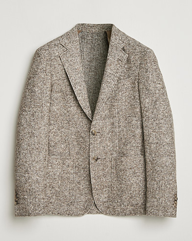 GANT Wool Checked Blazer Seed Melange – Grey