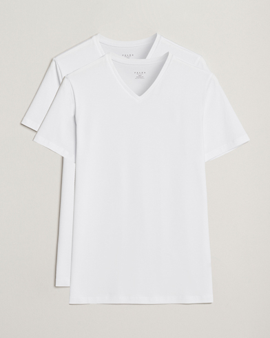 Moncler 3-Pack Logo T-Shirt White at CareOfCarl.com