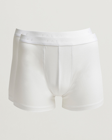 Falke 2-Pack Cotton Boxer Briefs White - Size: L