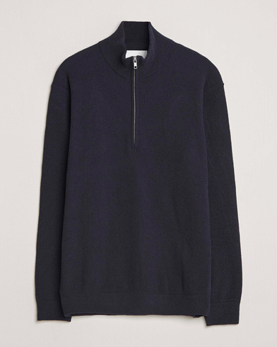 Colorful Standard Classic Organic Half-Zip Navy Blue at CareOfCarl.com