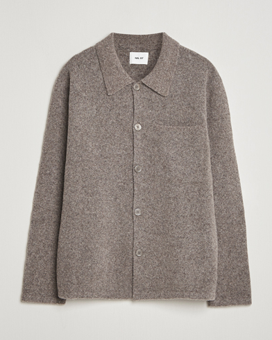 John Smedley Petworth Extra Fine Merino Cardigan Charcoal at