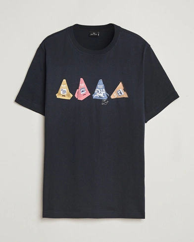 PS Paul Smith Cones Printed T-Shirt Navy – Blue