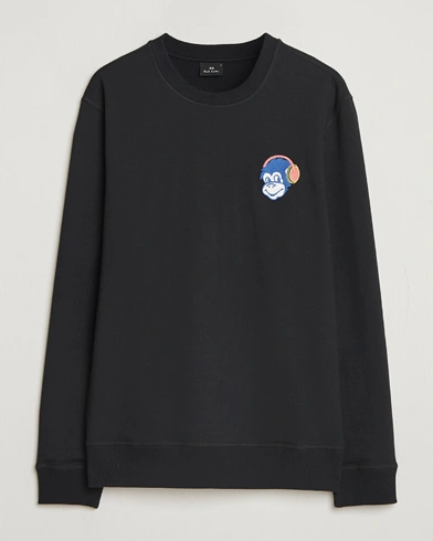 PS Paul Smith Monkey Headphone Printed Sweatshirt Black – Black