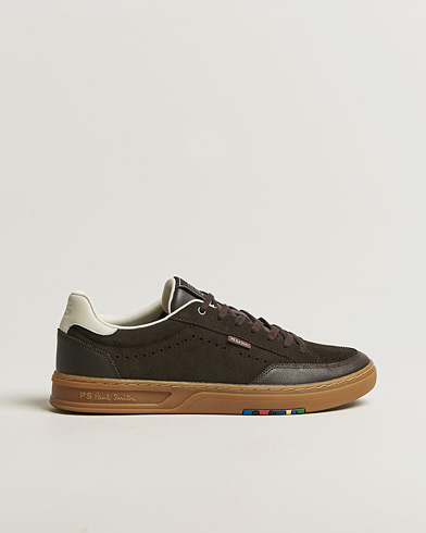 PS Paul Smith Hillstar Suede/Leather Sneaker Dark Brown – Brown