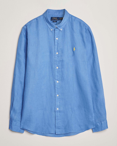 Polo Ralph Lauren Slim Fit Linen Shirt Harbour Island – Blue