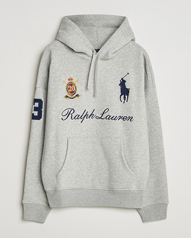 Polo Ralph Lauren Big Pony Hoodie Andover Heather – Grey