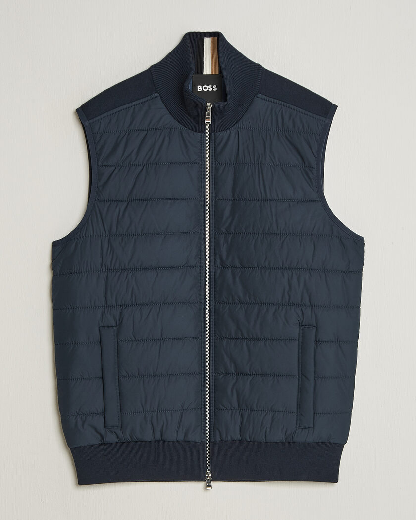 C.P. Company DD Shell Padded Down Vest Wine at CareOfCarl.com