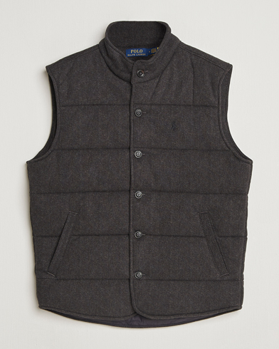 Polo Ralph Lauren Matte Insulated Vest Black at CareOfCarl.com