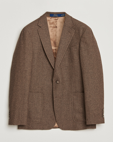 Boglioli K Jacket Houndstooth Wool Blazer Brown at CareOfCarl.com