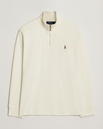 Polo Ralph Lauren Cotton/Nylon Half Zip Chalk Heather at