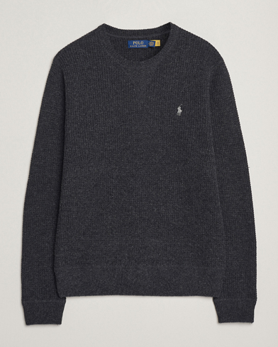 Stone Island Knitted Lambwool Sweater Black at CareOfCarl.com