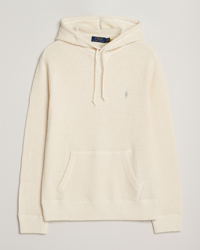 Stone Island Marina Cotton Fleece Hood Ivory at CareOfCarl.com