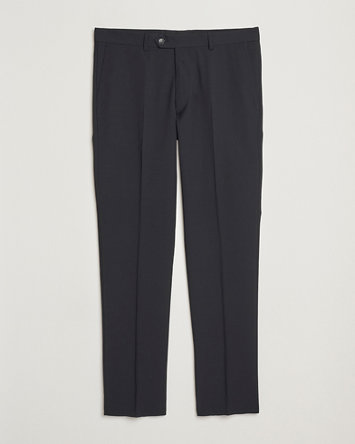 Oscar Jacobson Denz Wool Blend Trousers Black – Black
