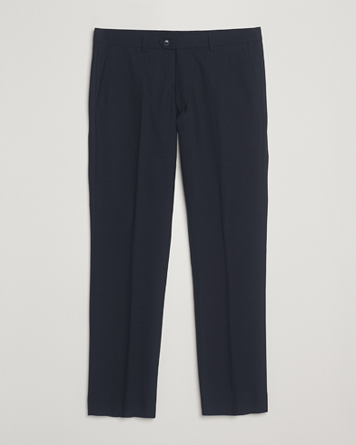 Oscar Jacobson Dandy Wool Trousers Navy – Blue