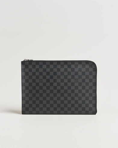 Louis Vuitton Pre-Owned Pochette Jules GM Damier Graphite – Grey