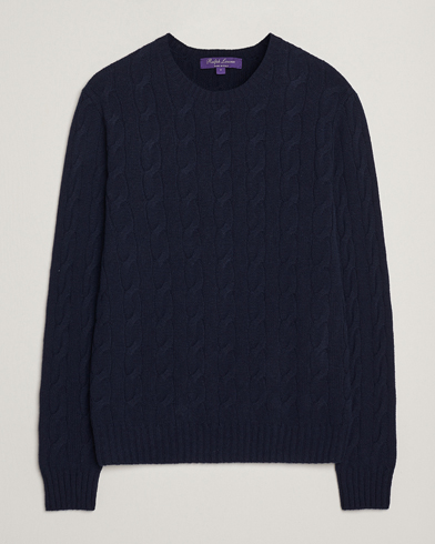 Brunello Cucinelli Alpaca Blend Sweater Dark Blue Melange at