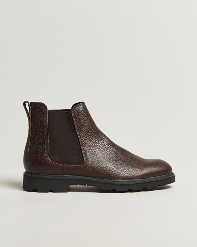 Crockett & Jones Chelsea 5 Dk Brown Wax Calf at CareOfCarl.com