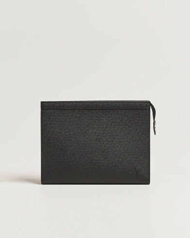 Louis Vuitton Pre-Owned Pochette Voyage Taiga MM Black – Black