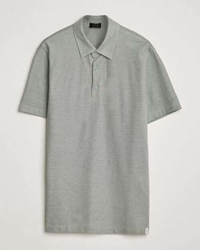 Auralee Wool Rib Knit Skipper Polo Ecru at CareOfCarl.com