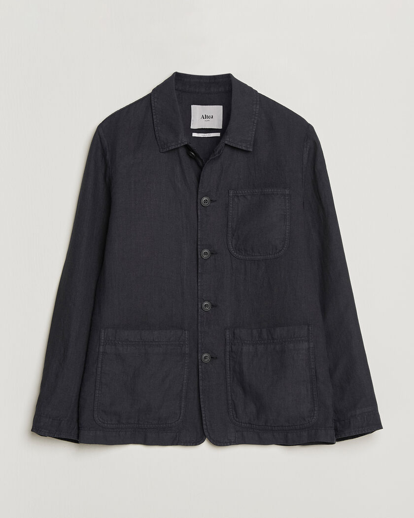 Jil Sander Denim Shirt Jacket Black at CareOfCarl.com