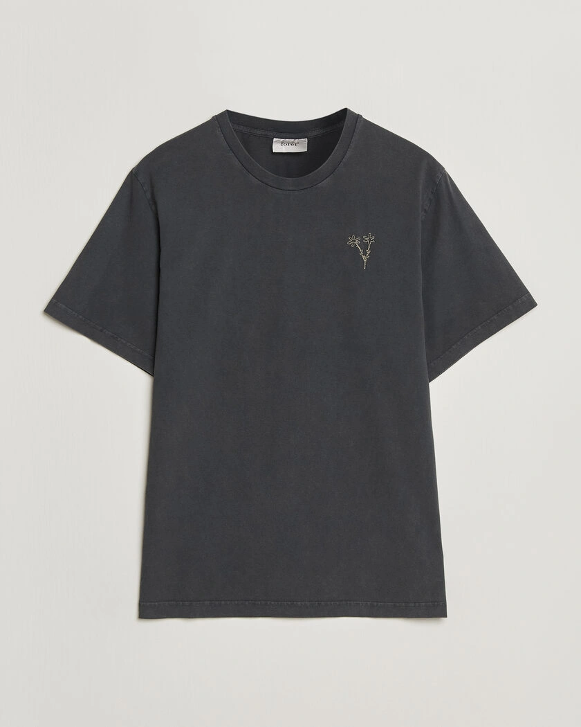 Forét Bouquet T-Shirt Washed Black – Black