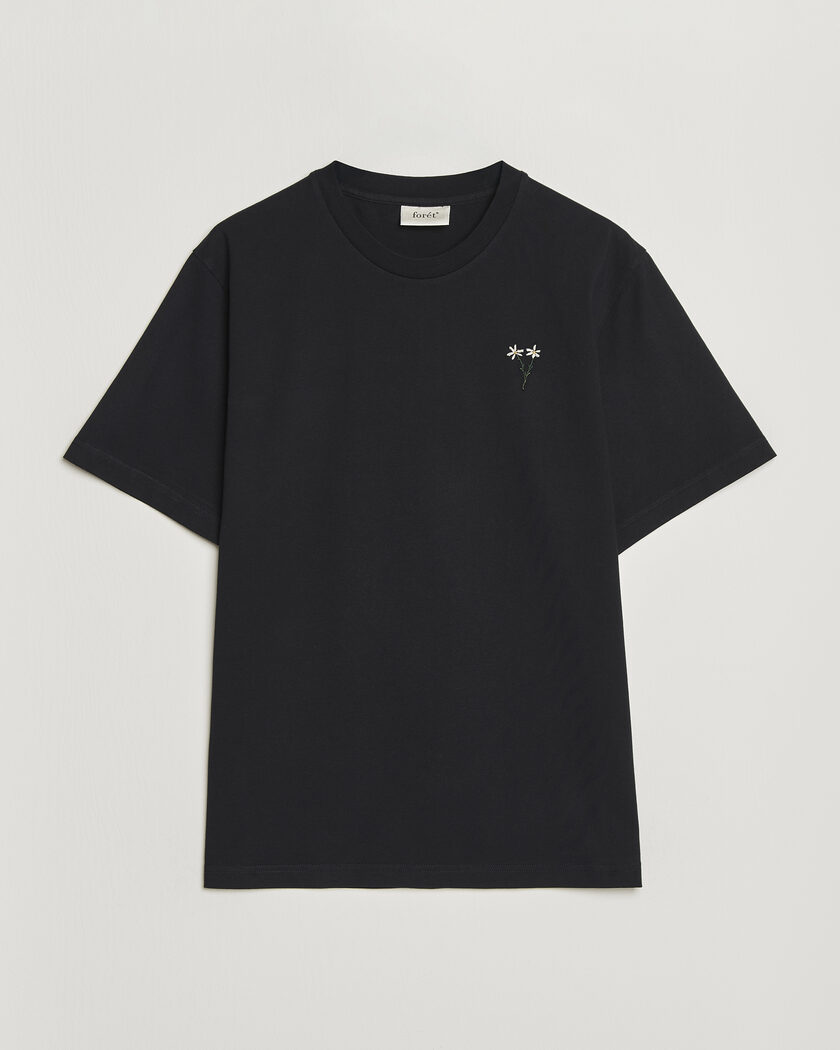 Zimmerli of Switzerland Mercerized Cotton Crew Neck T-Shirt Black
