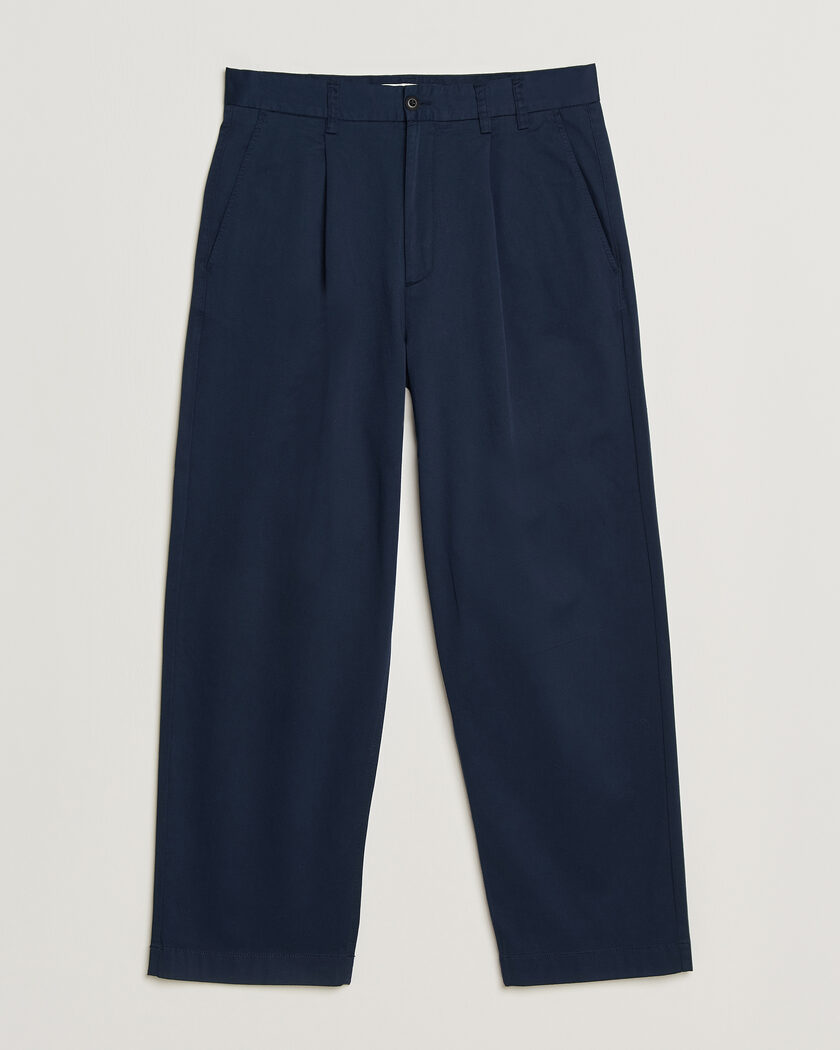 Forét Writer Relaxed Fit Pants Navy – Blue