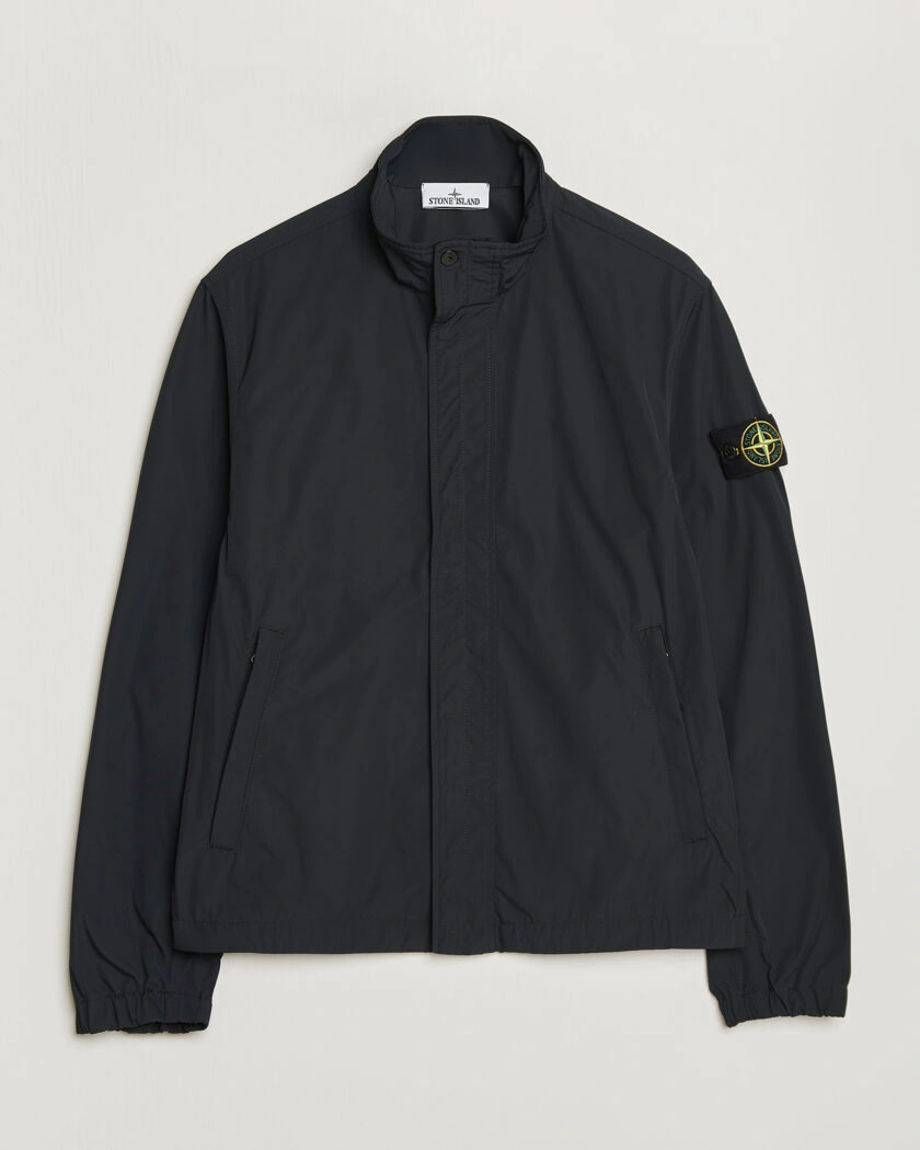 Stone Island Micro Twill Stand Collar Jacket Black – Black
