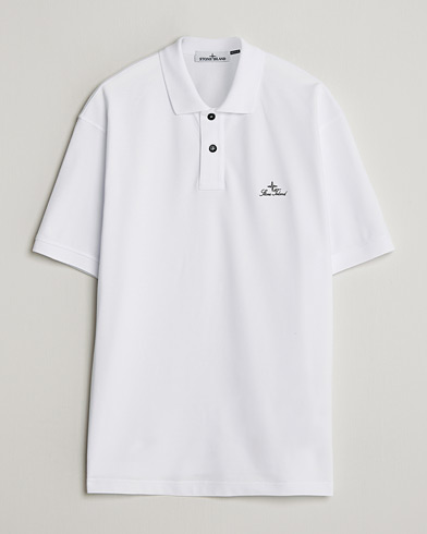 Stone Island Organic Cotton Pique White – White