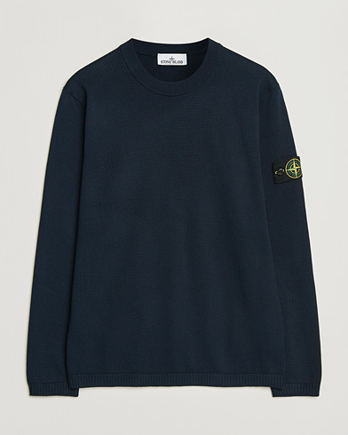 Stone Island Micro Stitch Soft Organic Cotton Crewneck Navy – Blue