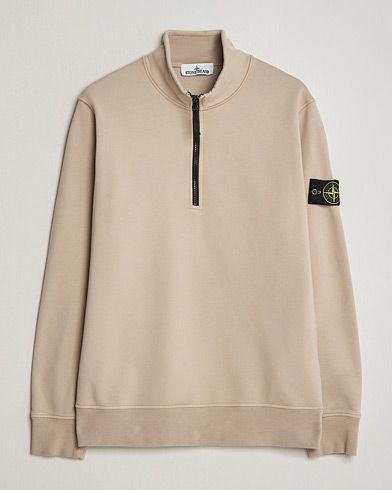 Polo Ralph Lauren Textured Half Zip Camel Melange at CareOfCarl.com