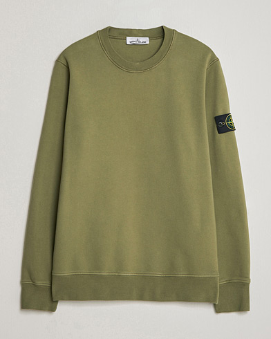 Stone Island Garment Dyed Fleece Sweatshirt Melange Grey at