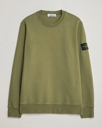 Stone Island Garment Dyed Fleece Sweatshirt Military Green – Green