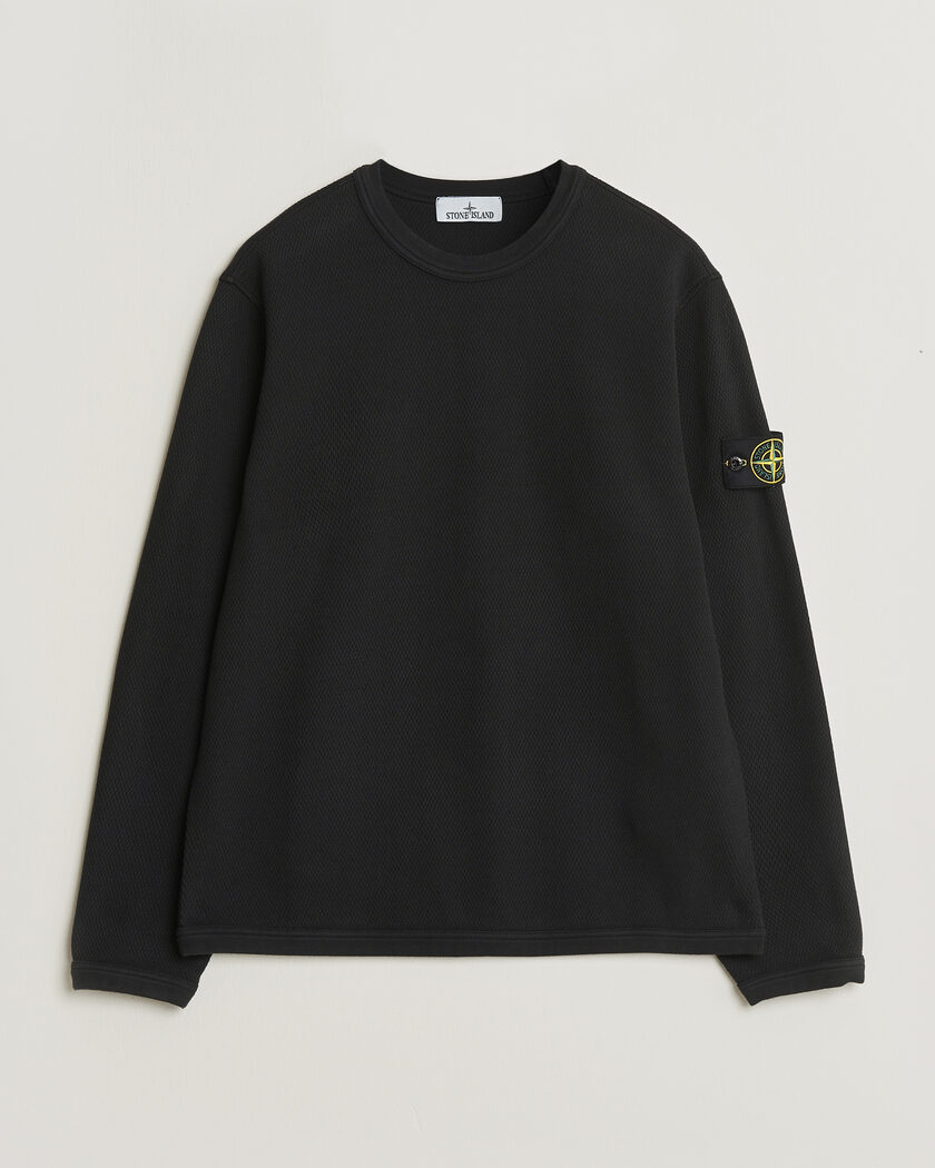 C.P. Company Diagonal Raised Fleece Lens Sweatshirt Black at