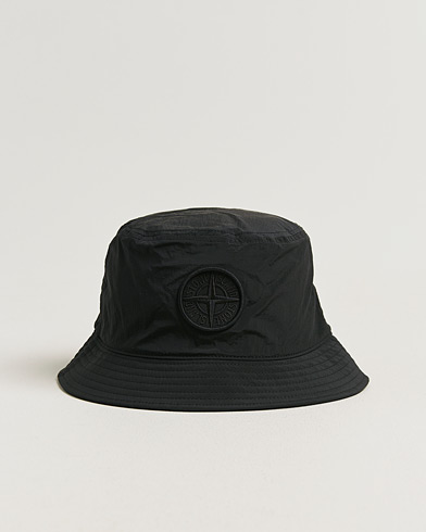 Stone Island Nylon Metal Bucket Hat Black – Black