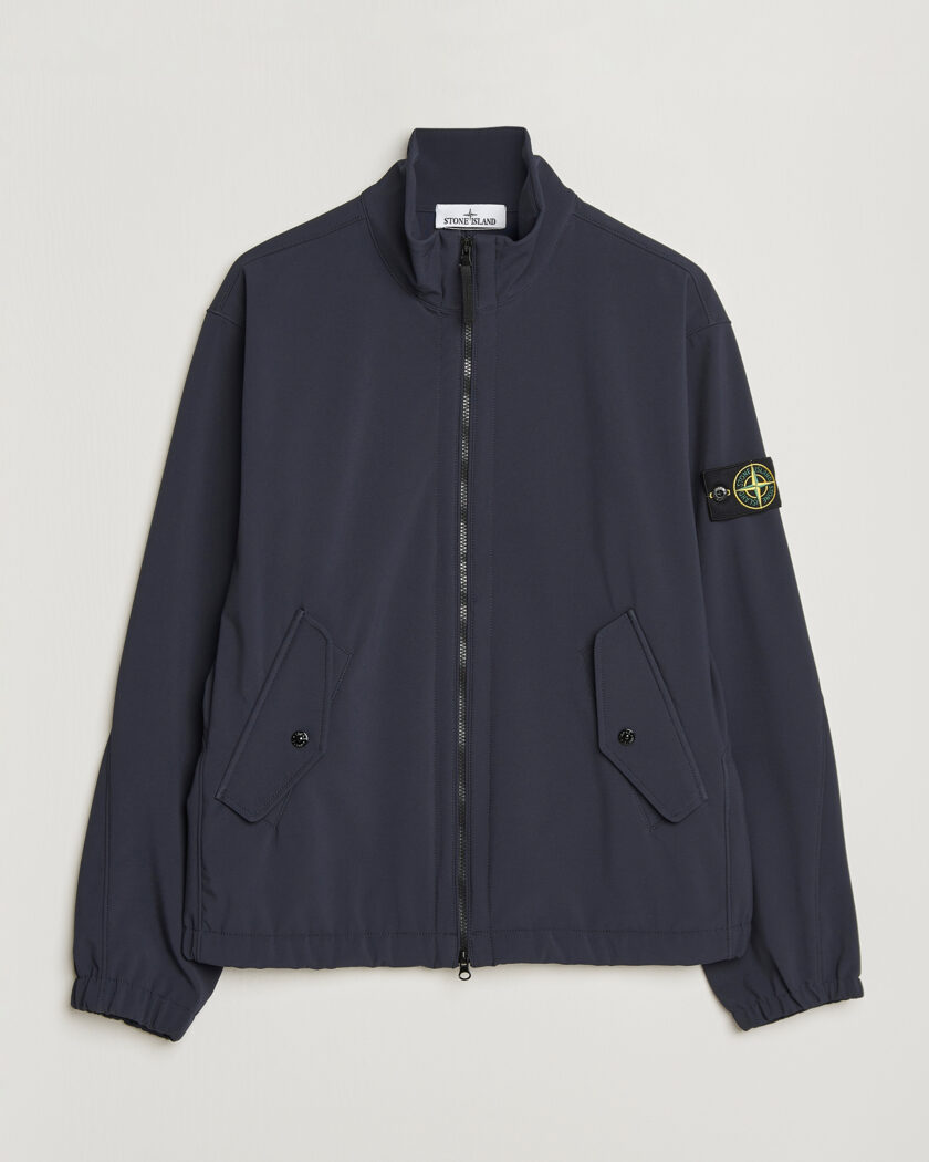 Stone Island Soft Shell Jacket Navy – Blue