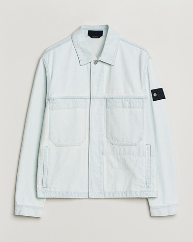 Stone Island Denim Jacket Ultra Bleached – Blue