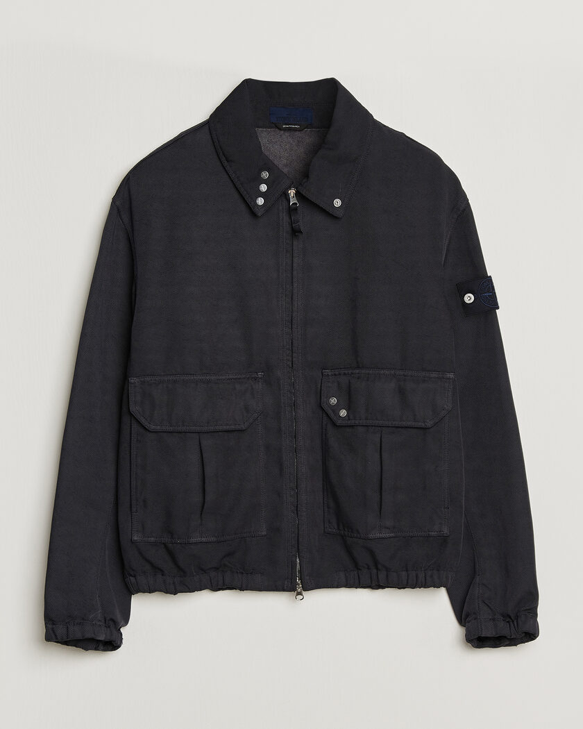 Stone Island Bomber Jacket Navy Blue – Blue