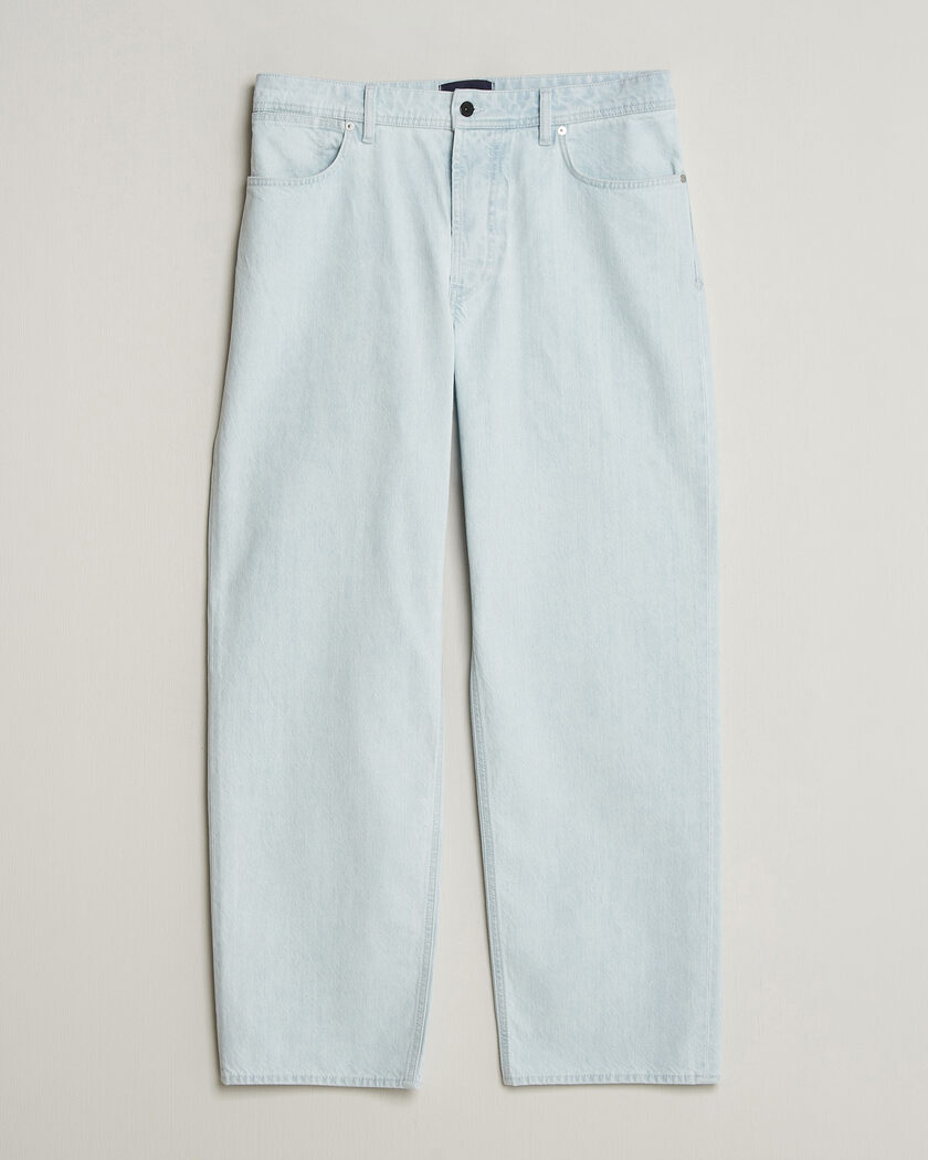 Stone Island Loose Fit Denim Jeans Blue Extra Bleach – Blue