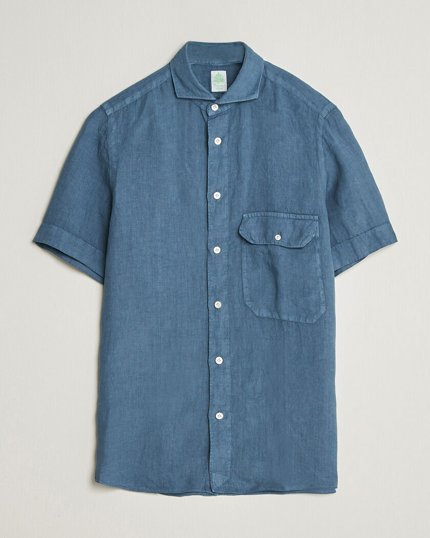 Alanui Bandana Print Camp Shirt Light Blue at CareOfCarl.com