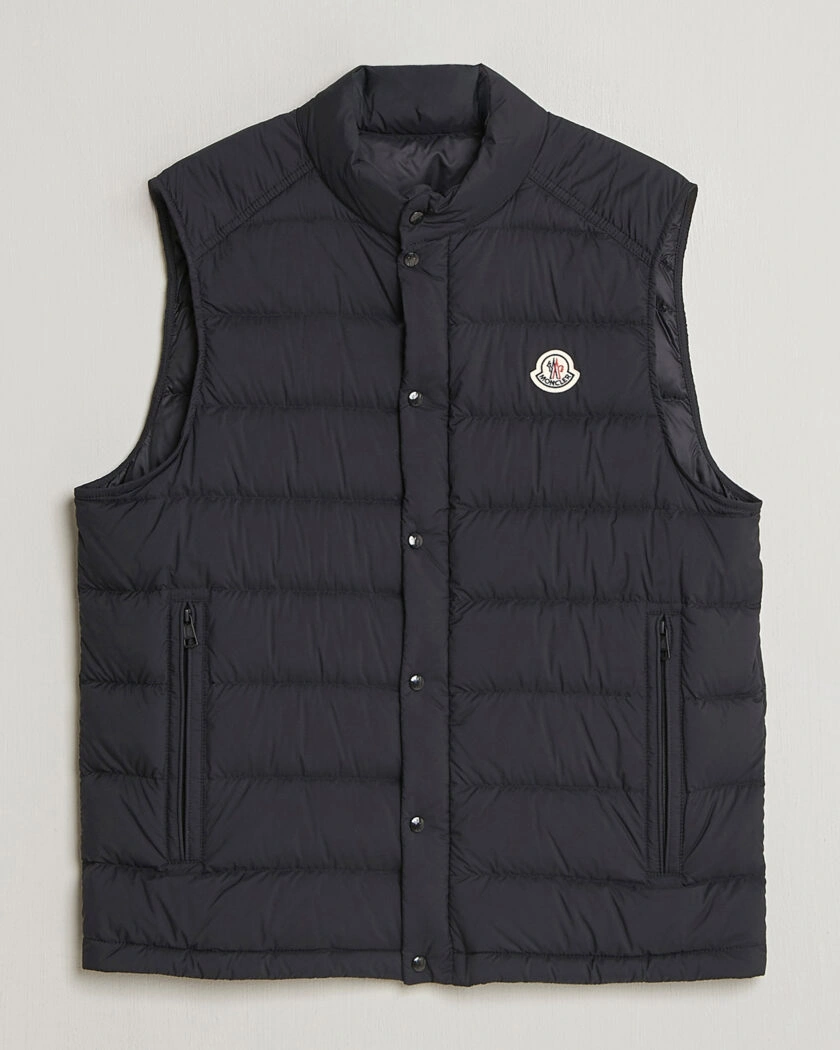Moncler Barthe Down Vest Black – Black