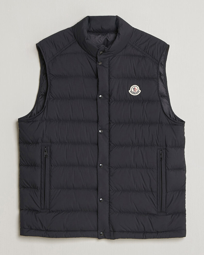 Moncler Barthe Down Vest Black – Black