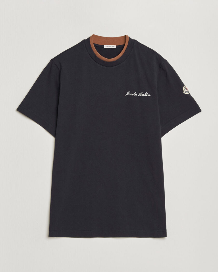 Moncler Genius X Palm Angels Printed T-Shirt Black at CareOfCarl.com
