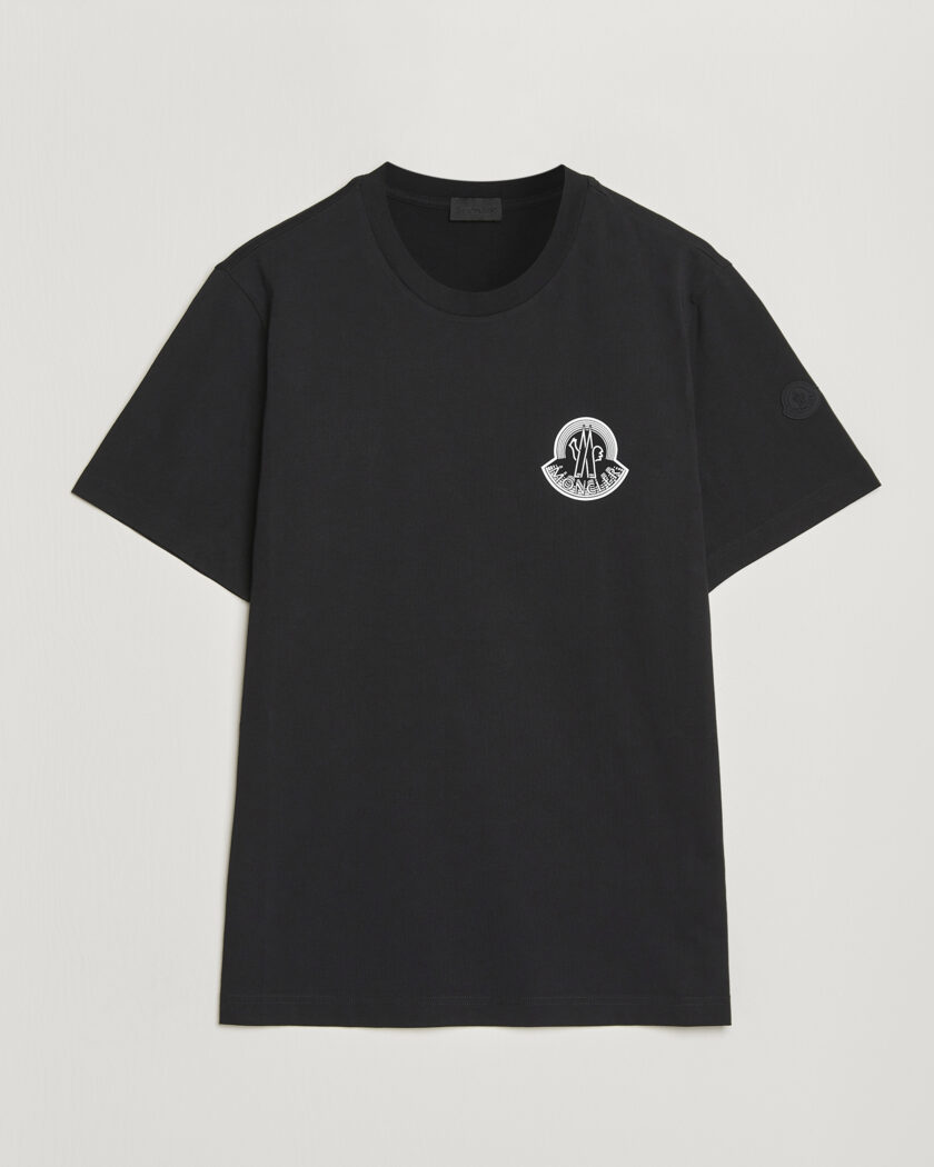 Moncler Genius Short Sleeve T-Shirt Black at CareOfCarl.com